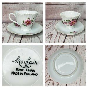 Vintage Mayfair Bone China Made In England Tea Cup